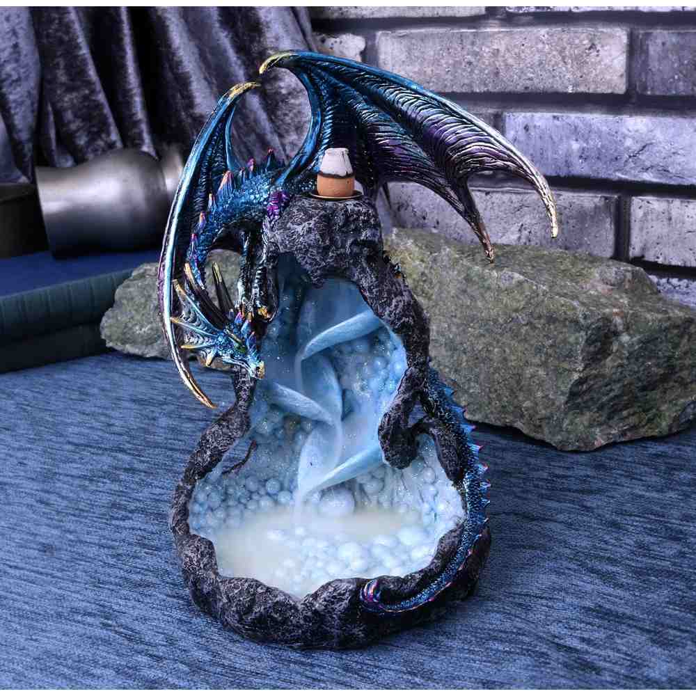 Nemesis Now - Dragons Intrigue Backflow Wierookhouder - Multicolours